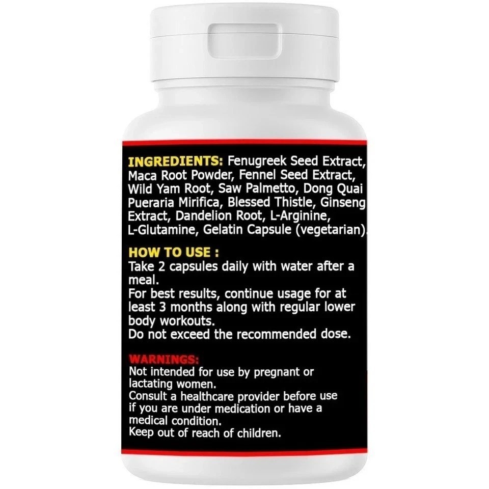Big Booty – Pueraria Mirifica – Butt Breast Enlargement, Estrogen Balance 60Caps