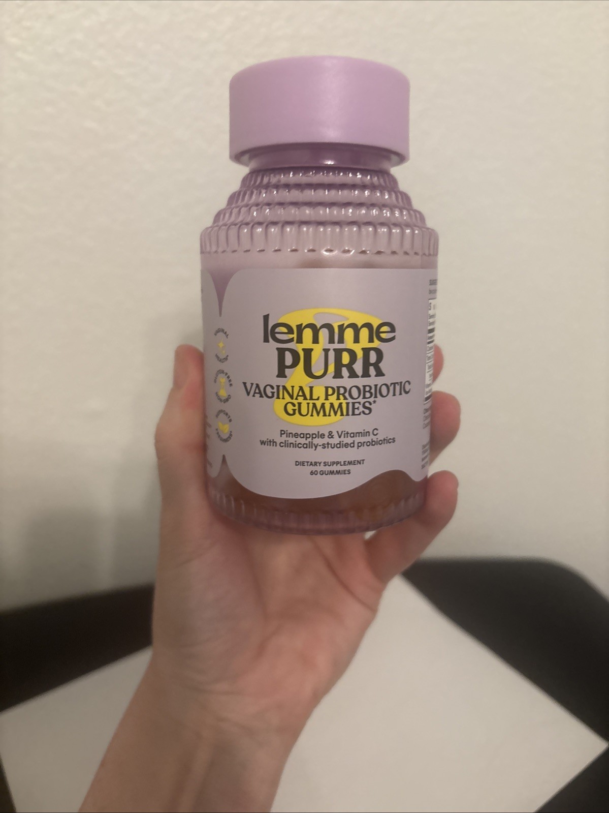 Lemme Purr Vaginal Probiotic Gummies for Women – Balanced pH, Healthy Odor 7/27