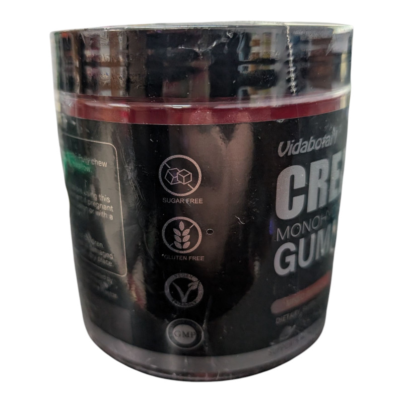 Vidabotan Sugar Free Creatine Monohydrate Gummies 5000g Vegan Expires 5/19/27