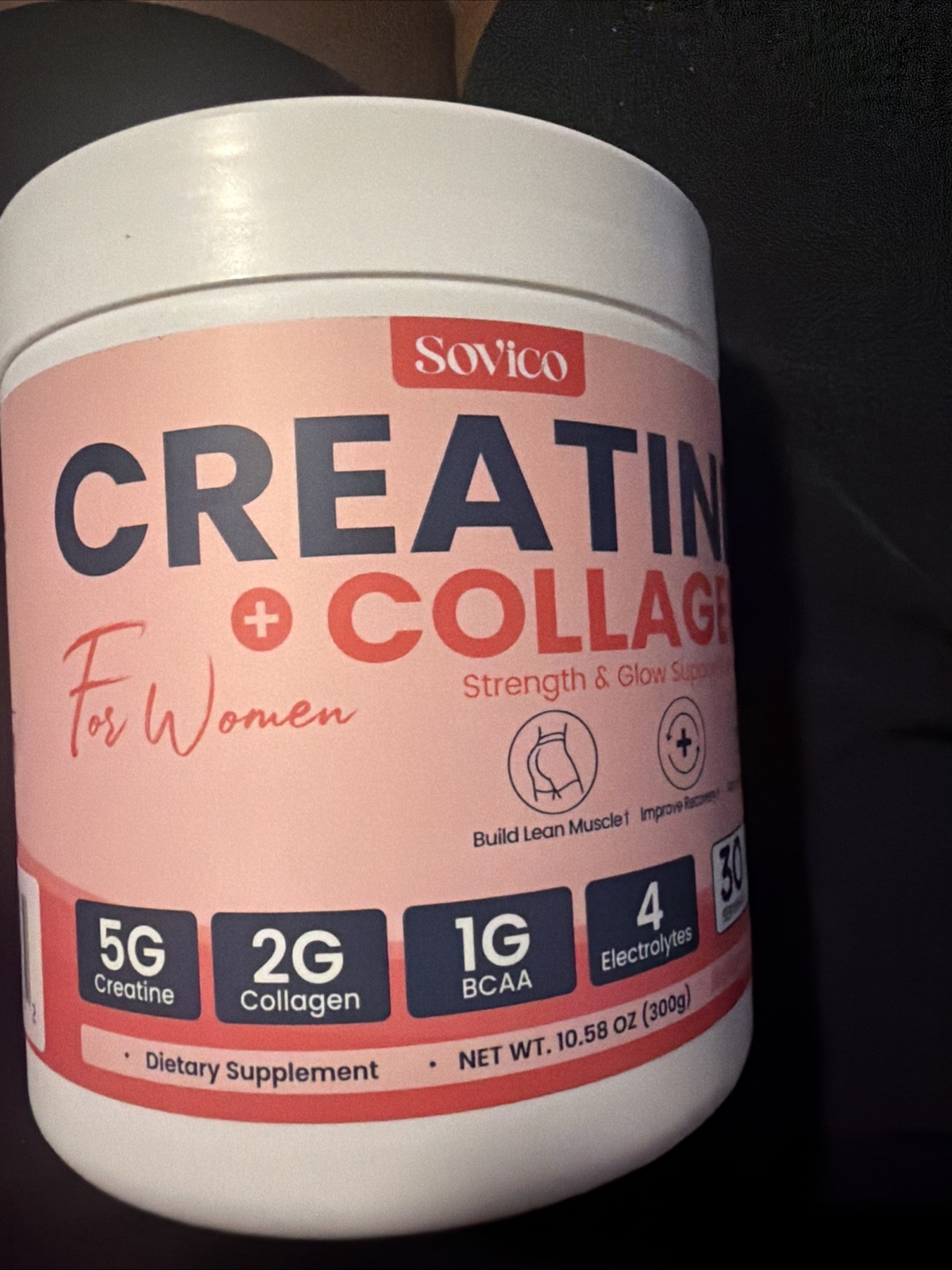 Creatine and Collagen for Women – 5g Creatine ,2g Collagen
