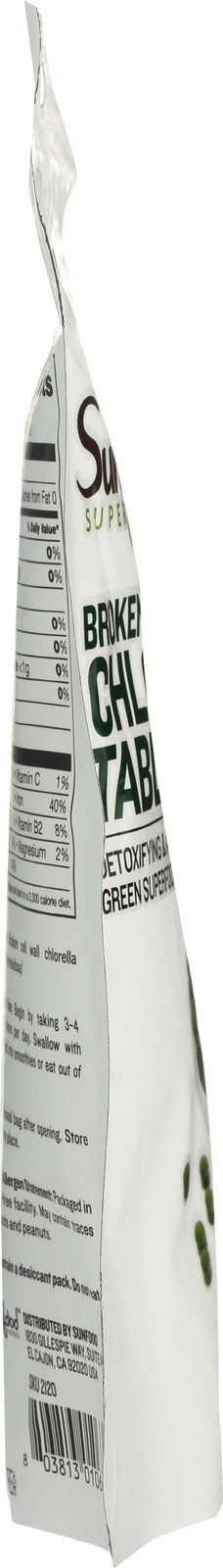 Sunfood Superfoods Broken Cell Wall Chlorella 4 Ounce (450 Count) (Pack of 1)