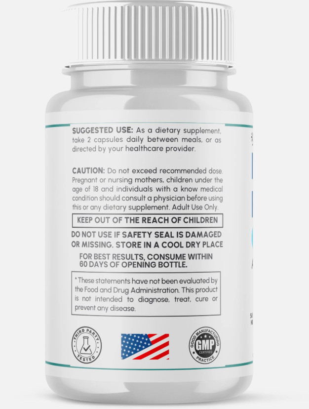 (3 Nerve 180 Pack) Recovery Max Nootropic Supplement All Natural Formula Capsule