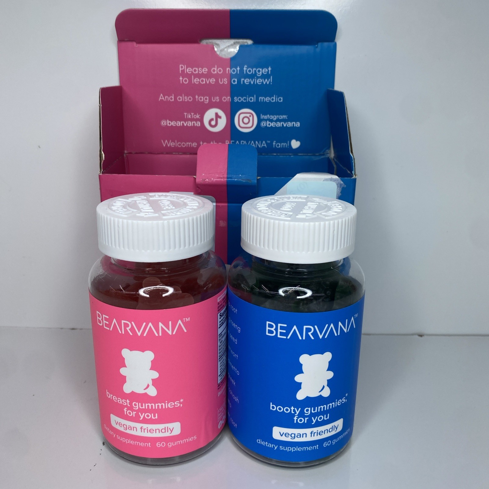 BEARVANA Gummies Combo – Feminine Curves, Skin, Hair & Nails Support, 120 Ct…