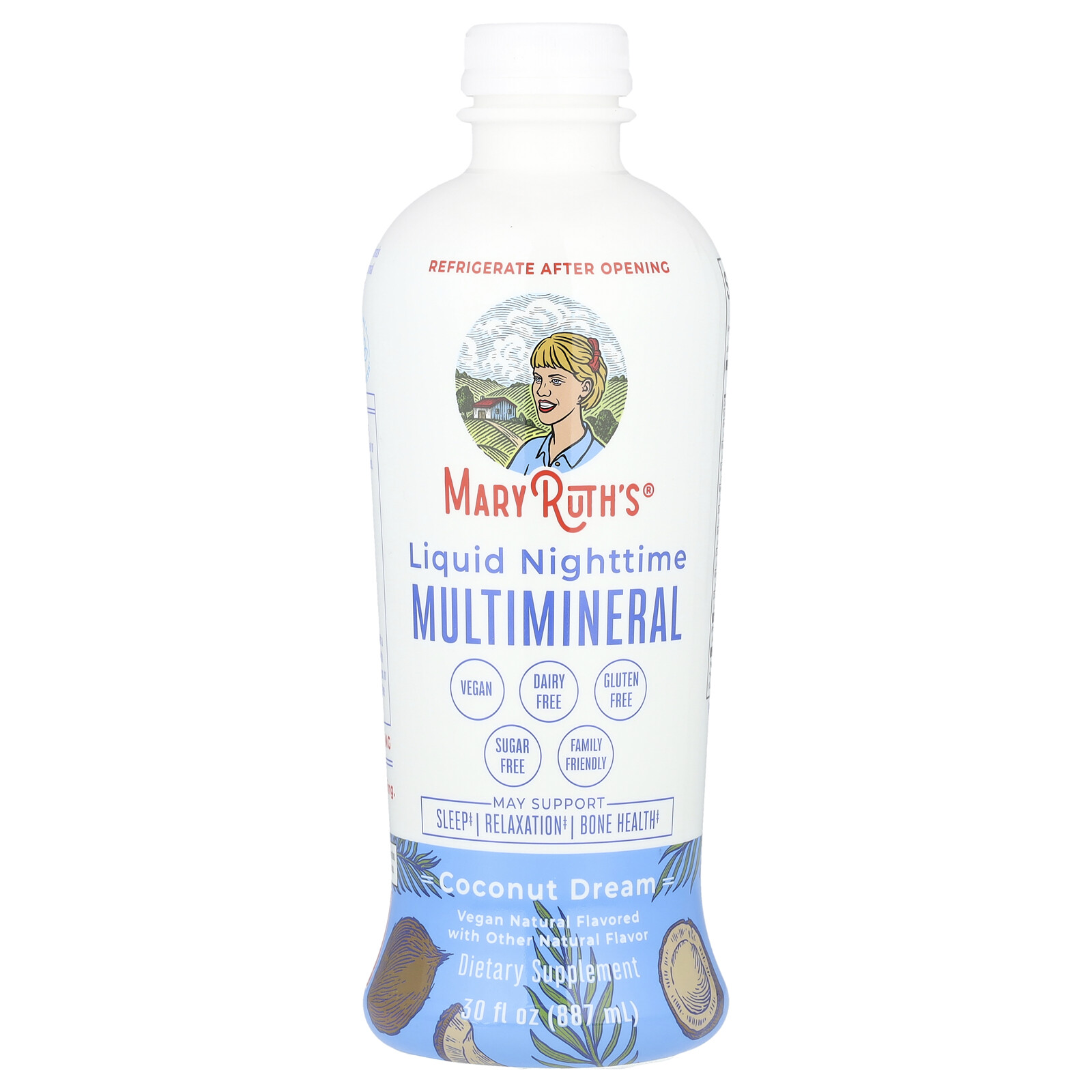 Liquid Nighttime Multimineral, Coconut Dream, 30 fl oz (887 ml)