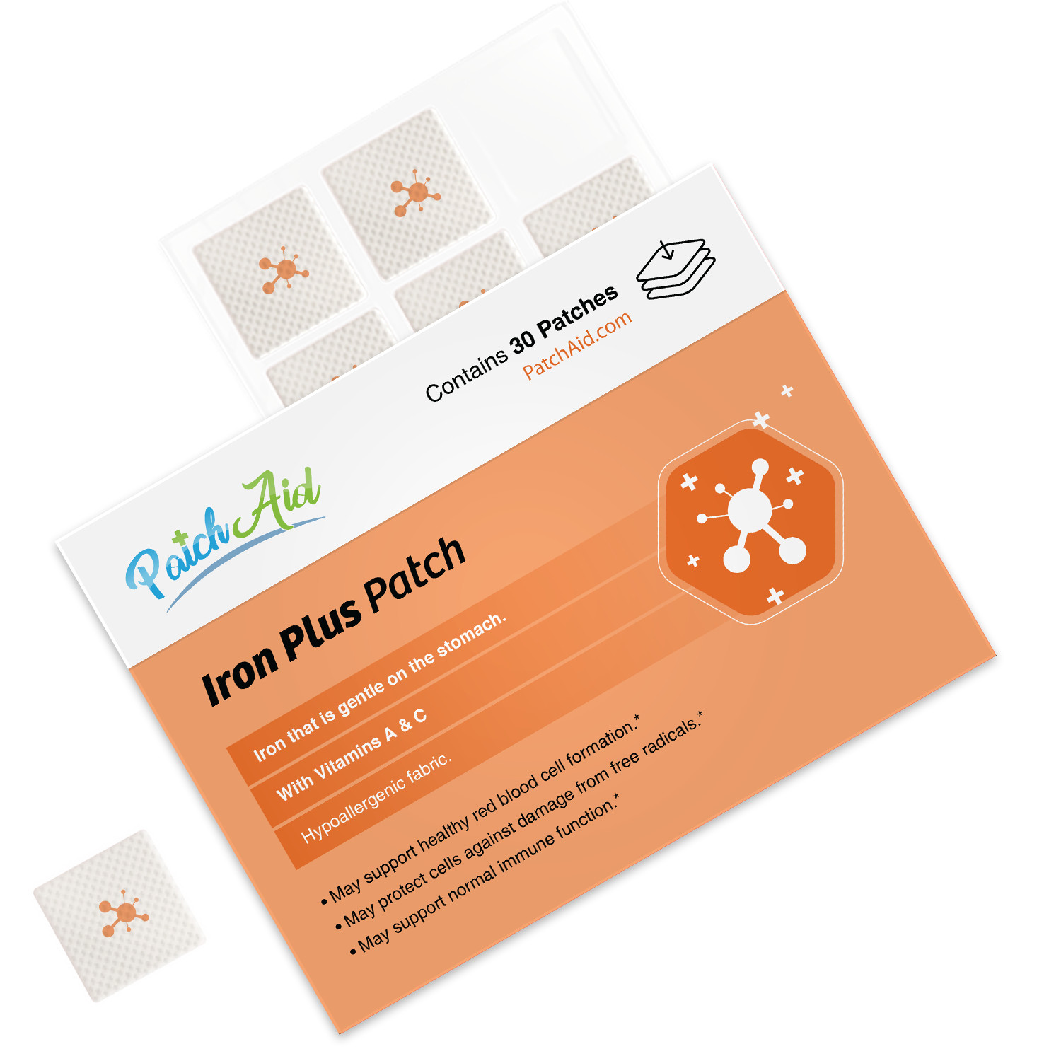 Iron Plus Vitamin Patch by PatchAid