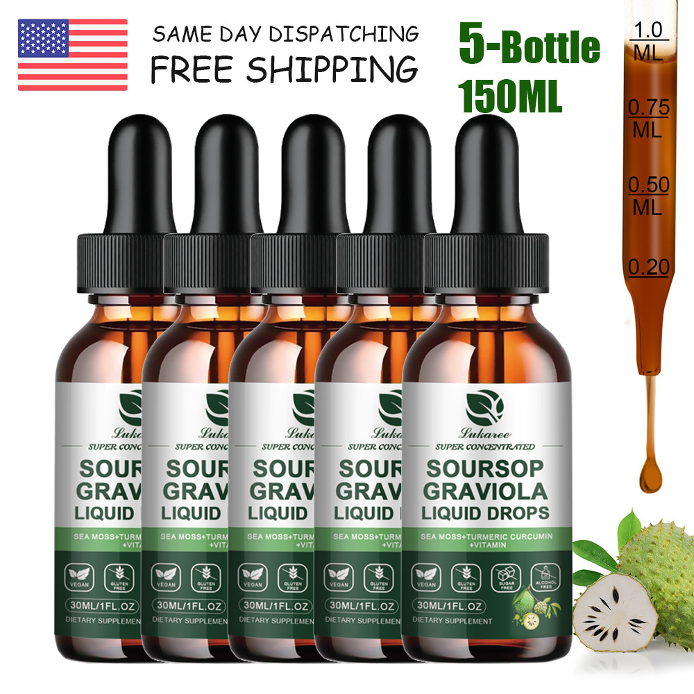 Soursop Graviola Leaf Extract Liquid Drop for Cell Support & Regeneration