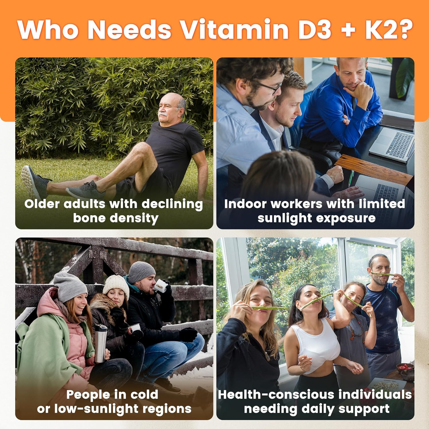 VEV Corefeel Vitamin D3 K2 10,000 IU Magnesium 300 Count (Pack of 1)