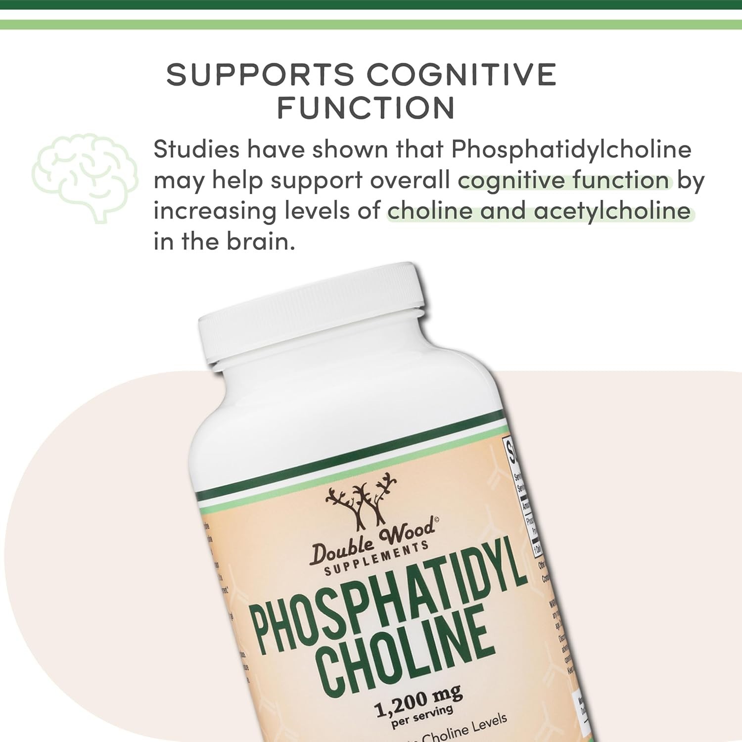 Phosphatidylcholine 1,200mg – 210 Softgels – Enhanced Version of Soy Lecithin (C