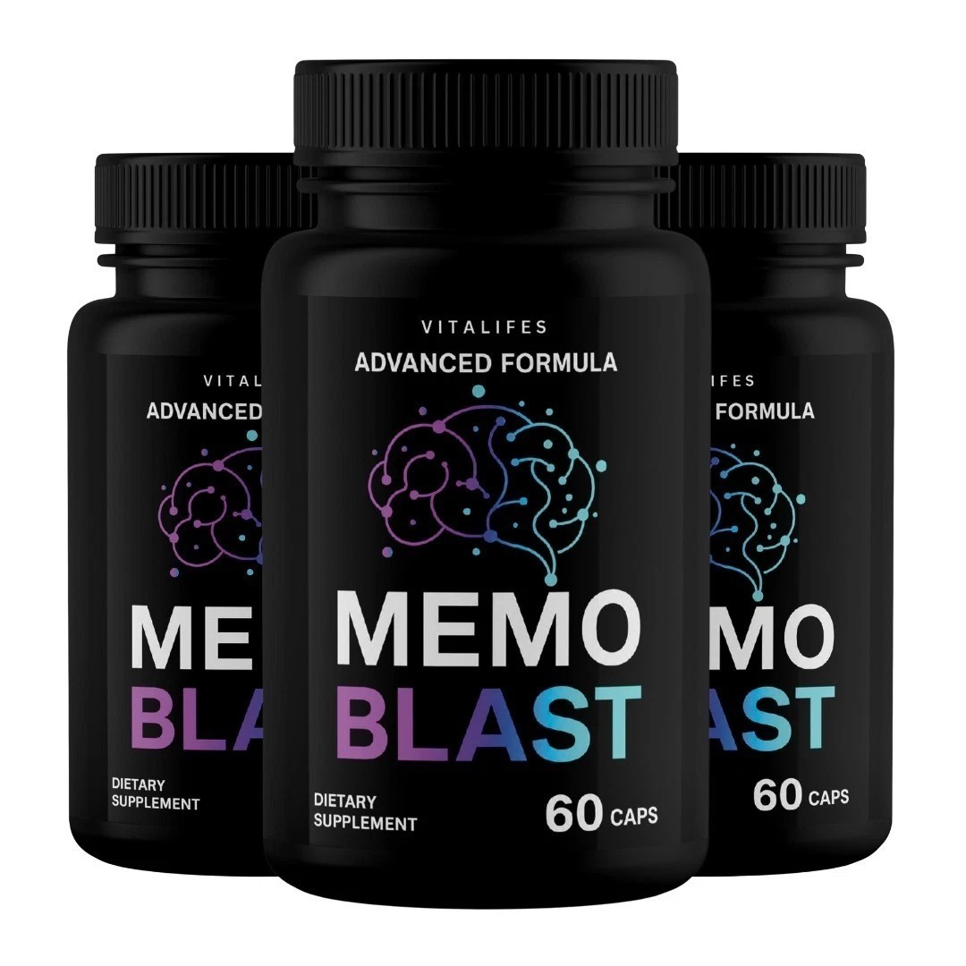 (3 pack) Memo Blast Capsules – MemoBlast Brain and Memory Support Formula 60ct