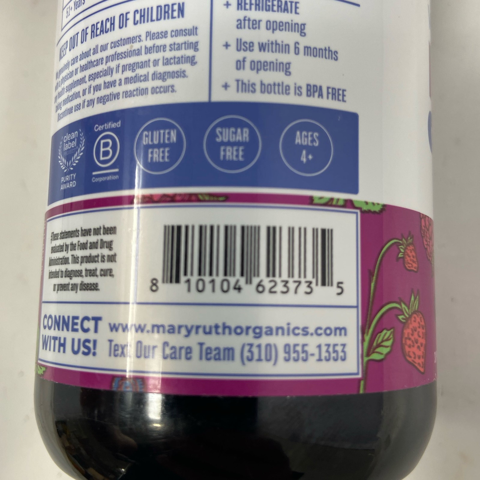 MaryRuth’s Vegan Liquid Iron Berry, 16 fl oz (473 mL)