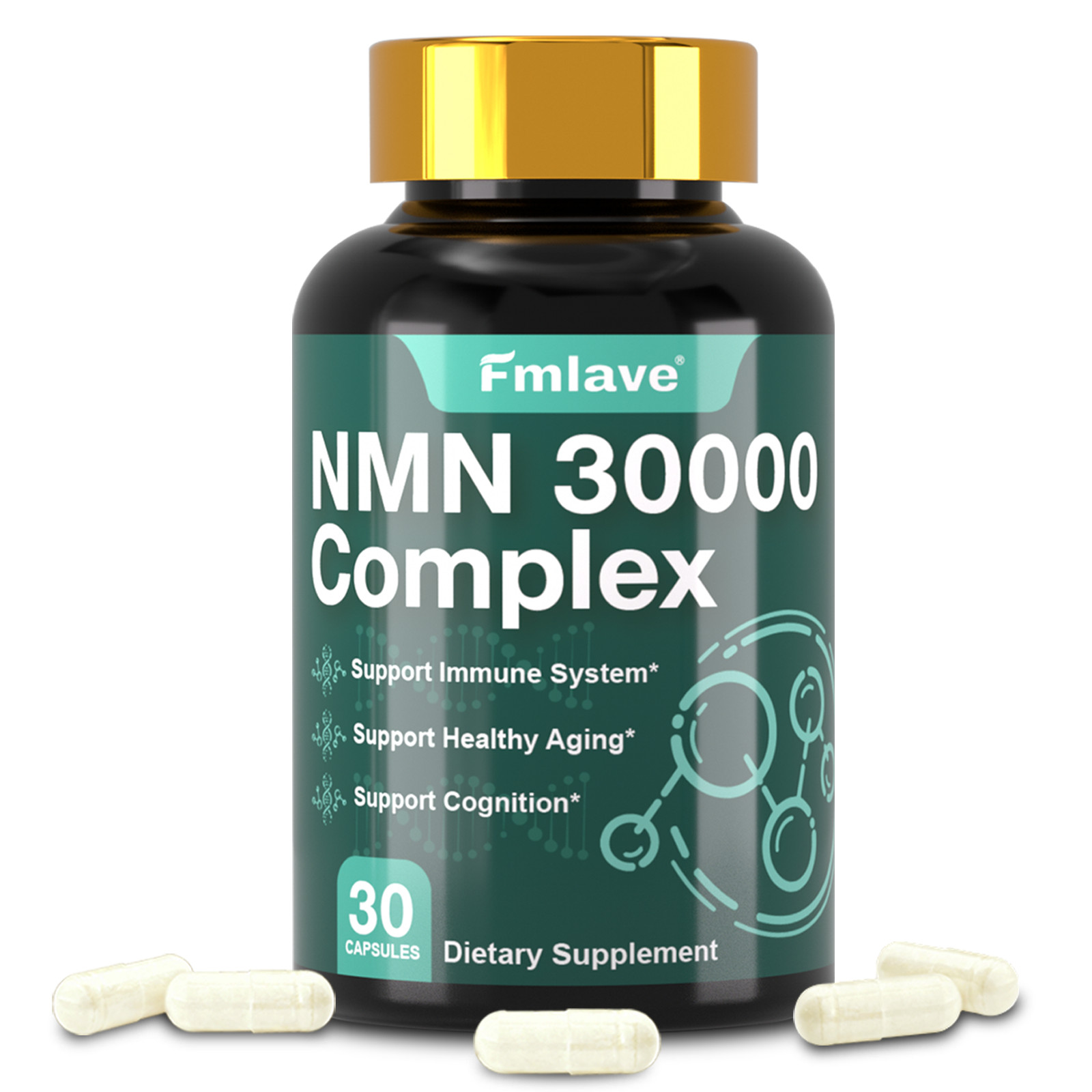 NMN Capsules Energy Booster BOOSTIS NAD Level Anti Aging Supplement NAD+ Capsule