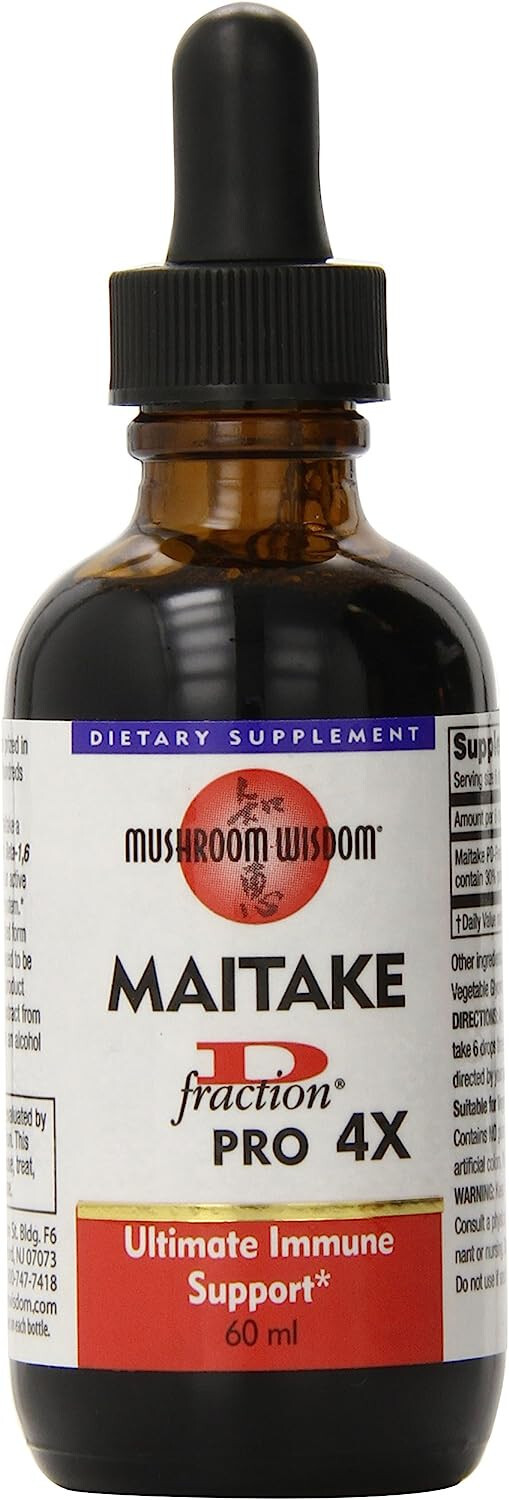 Mushroom Wisdom Maitake D-Fraction Pro 4X 60 ml Liq
