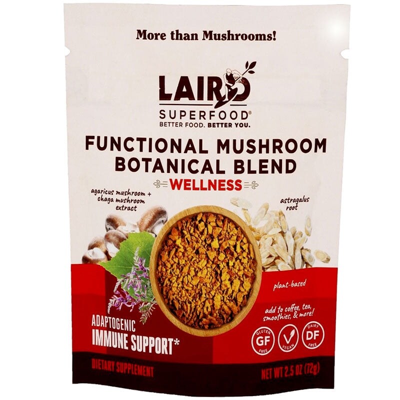 LAIRD FUNCTIONAL MUSHROOM BOTANICAL BLEND WELLNESS – 2.5 OZ.
