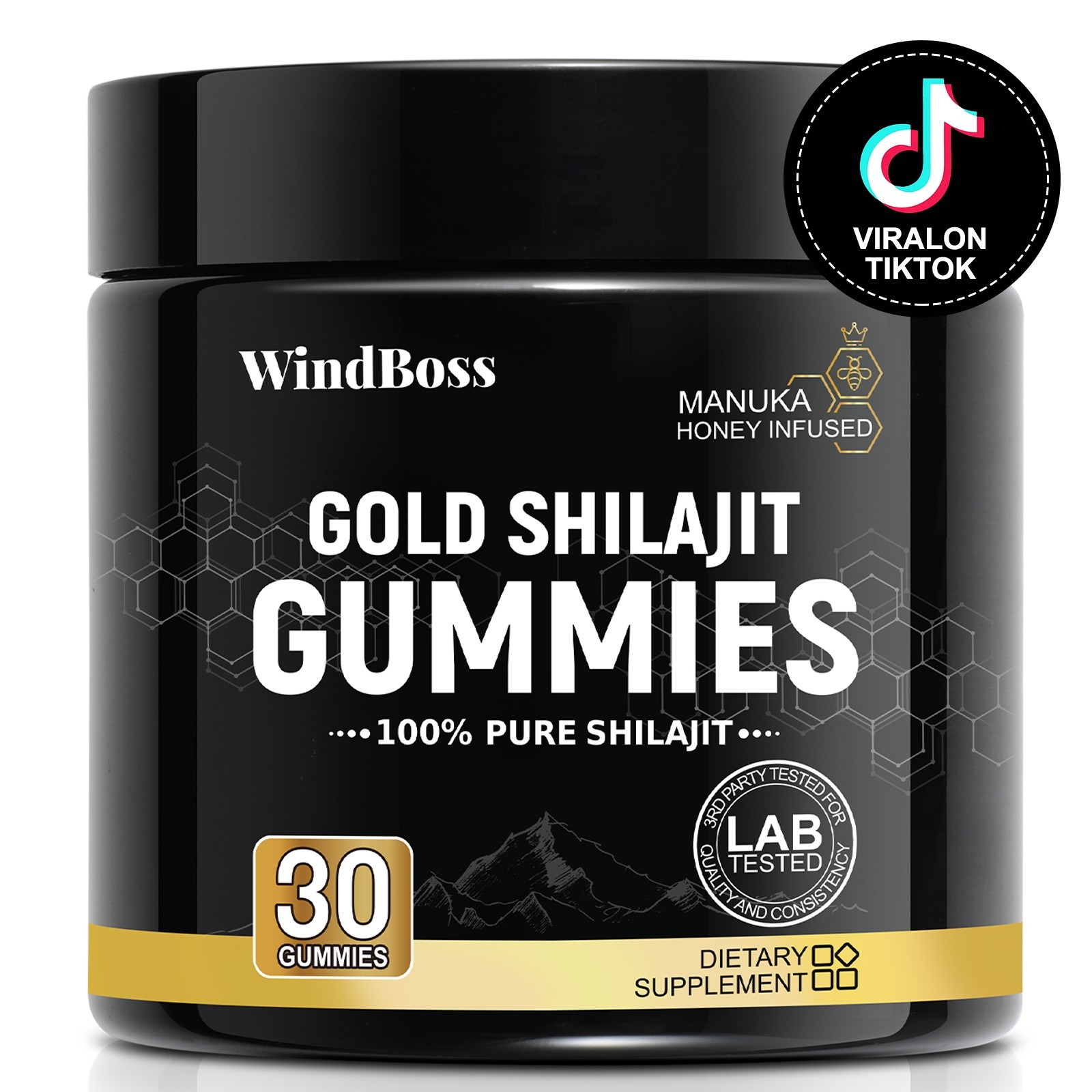 Windboss.Pure Himalayan Gold Shilajit Gummies For Men & Women