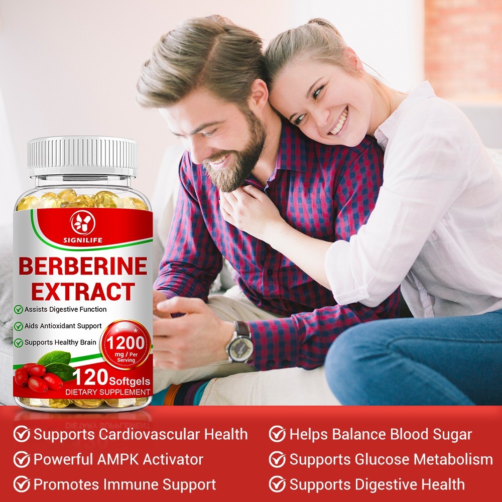 Premium Berberine HCL 1200mg High Potency Anti-inflammatory,Blood Sugar Support