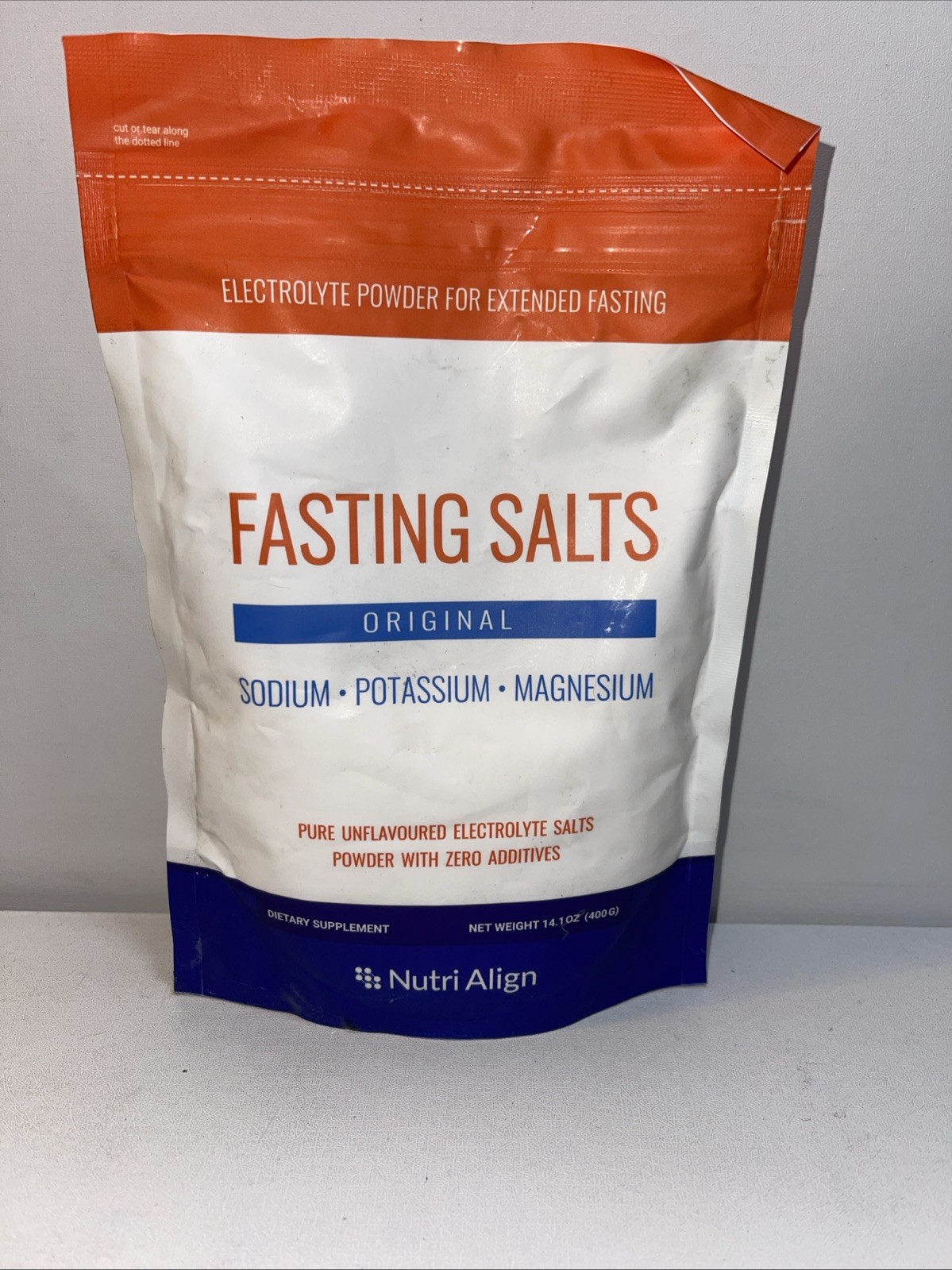 Sealed Fasting Salts Electrolyte Powder 400g Sodium Potassium Magnesium