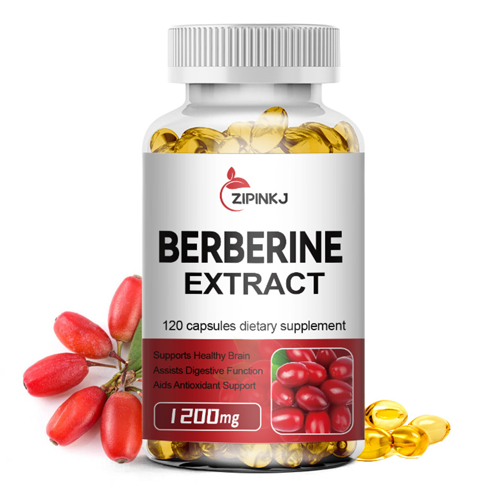 High Potency Berberine HCL 1200mg | Cholesterol & Glucose Balance Pills