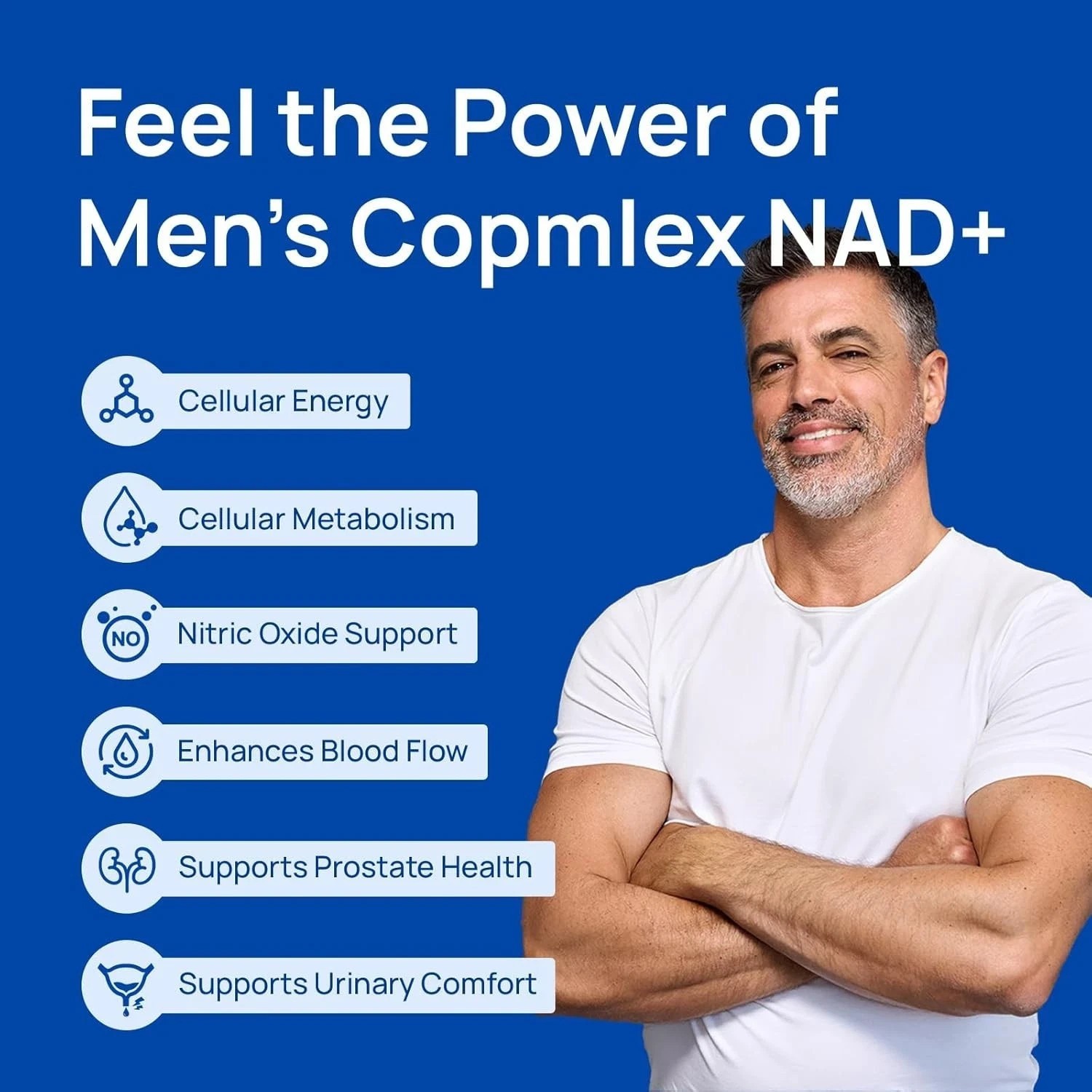 New Version NAD+ for Men – NAD GENIE 30 Capsules**