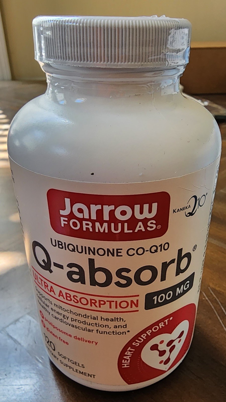 Jarrow Formulas Q-absorb Co-Q10 Supplement Softgel 120 Exp 6/28