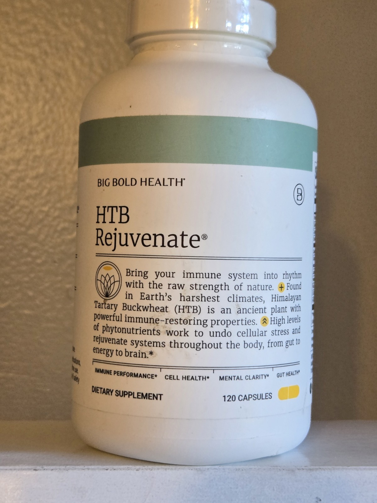 Big Bold Health HTB Rejuvenate Immune Support 120 caps * SEALED Exp 12/2025