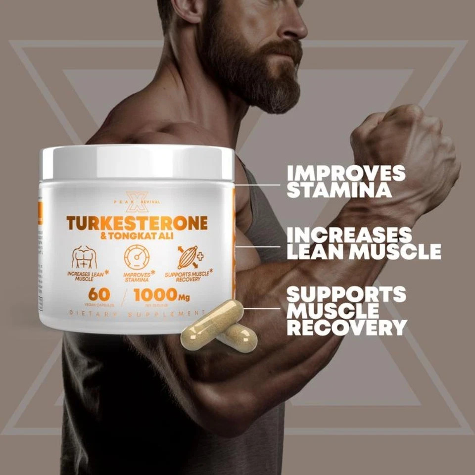 2 Pack Peak Revival X Alpha Muscle Stack Supplement Supports Fast Muscle Growth