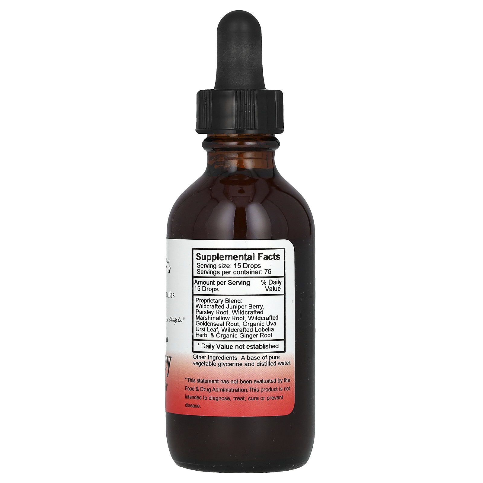 Christopher s Original Formulas Kidney Formula 2 fl oz 59 ml Chemical-Free