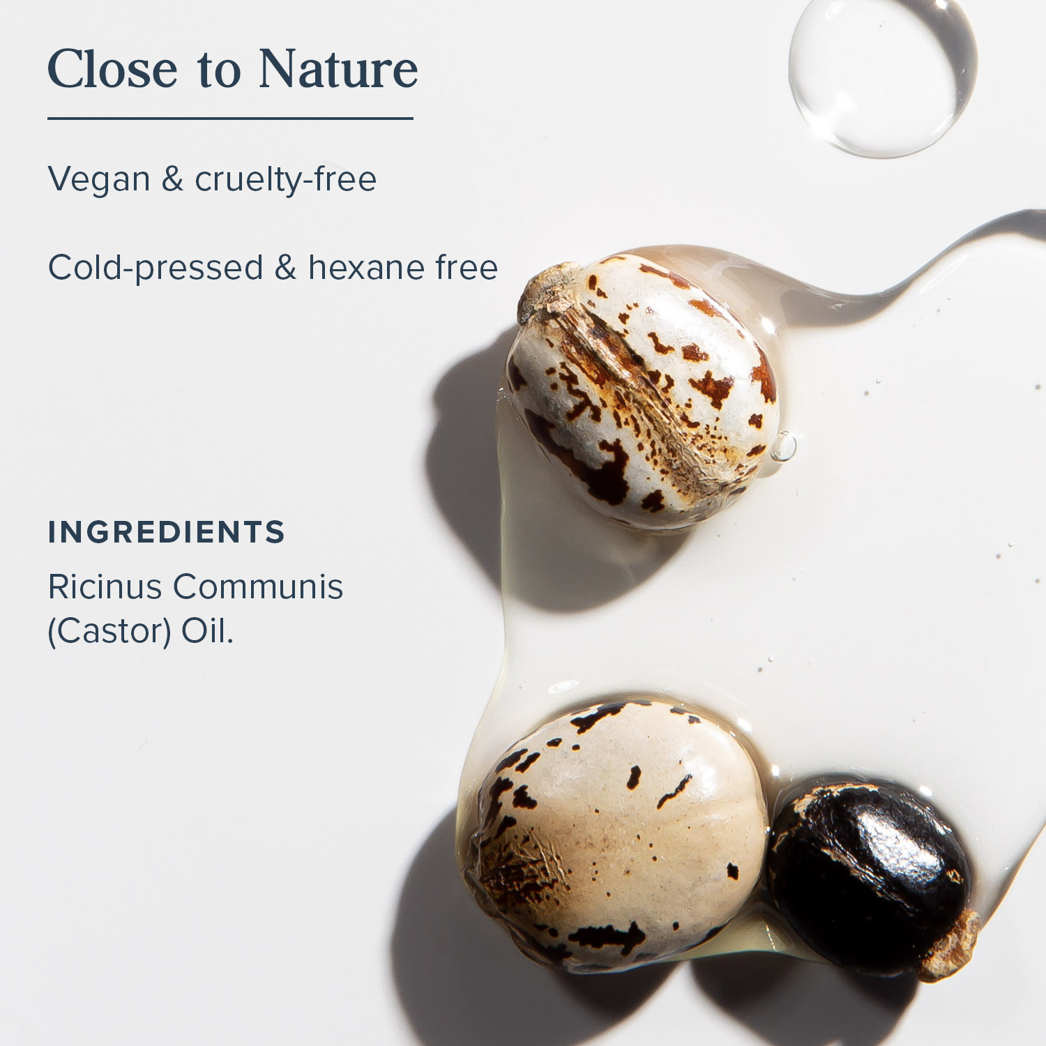 Heritage Store Palma Christi Roll-on Castor Oil | 3 oz