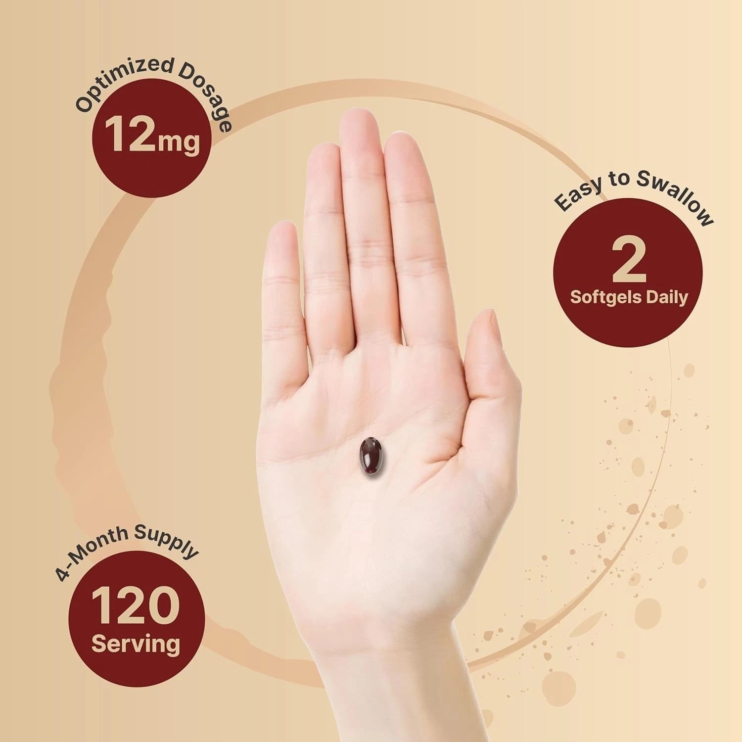 Non-GMO Astaxanthin Softgels 12mg – 240 Easy-to-Swallow Pills for Daily Wellness