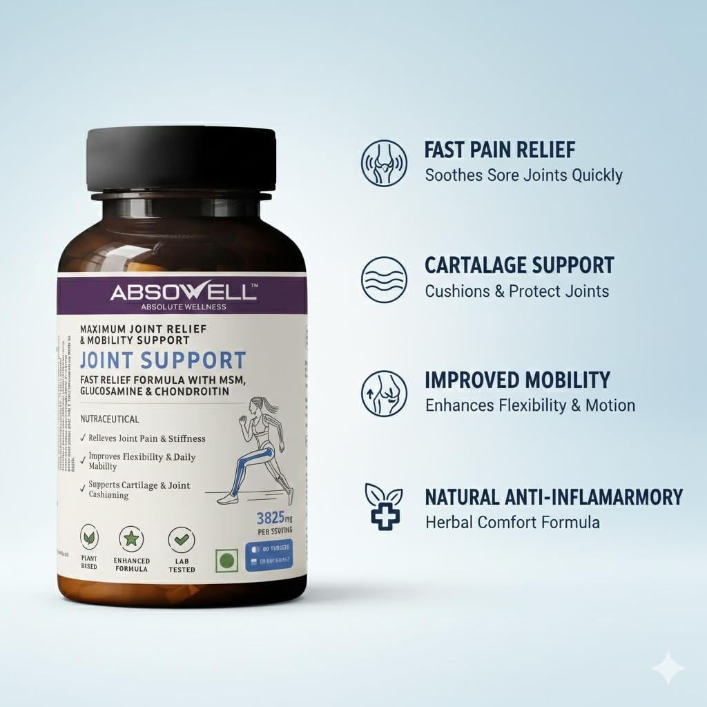 ABSO.WELL Joint Support 60 Vegan Tabs Mobility Formula