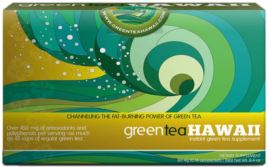 Green Tea Hawaii 60 Count box – RUBY RED GRAPEFRUIT Weight Loss North Shore Diet