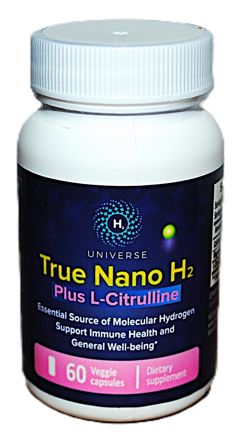 True Nano H2 Plus L-Citrulline Best Source of Molecular Hydrogen & Nitric Oxide
