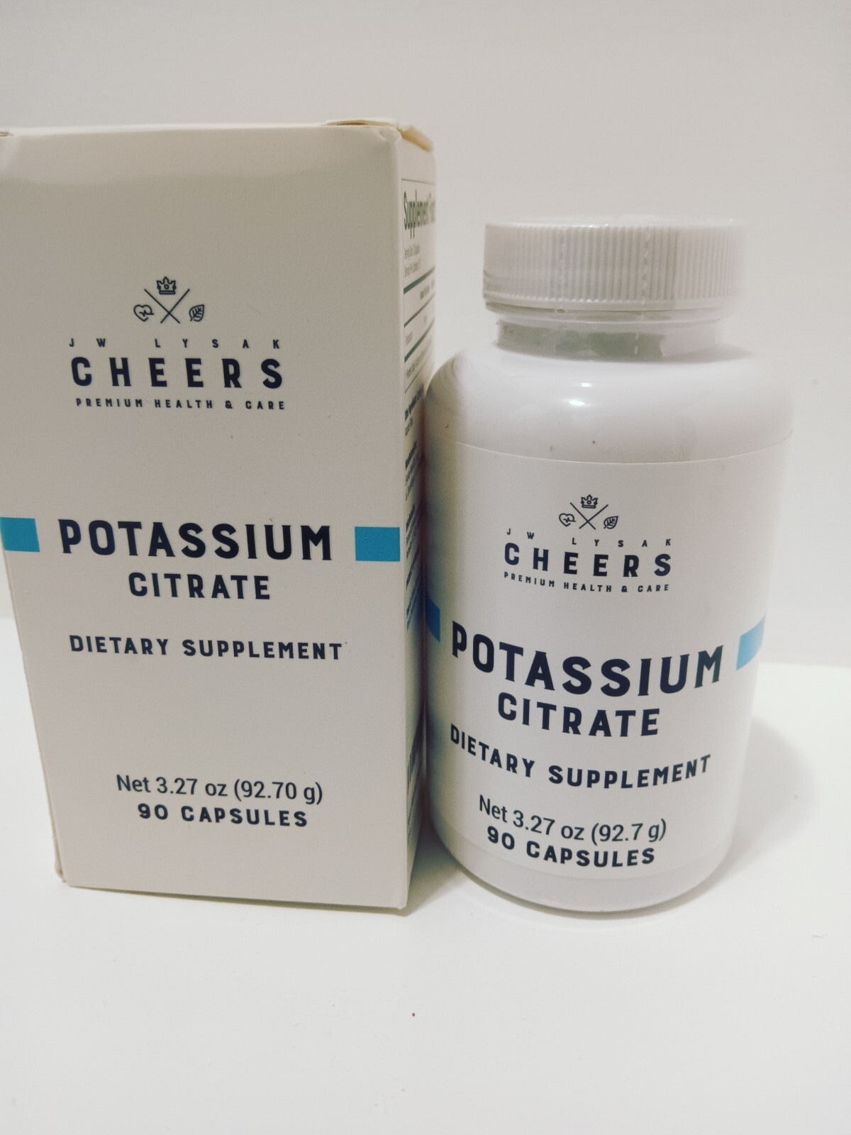 CHEERS – POTASSIUM CITRATE, 950 mg,90 CAPSULES:EXP:11/2025