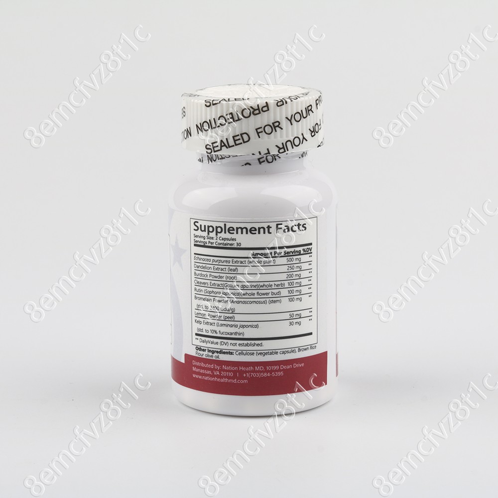 Nation Health Lymph MD Lymphatic Drainage Supplement Lymph System Health 1-3Pack