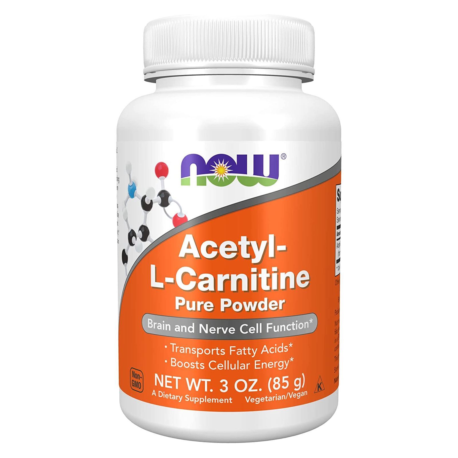 NOW FOODS Acetyl-L-Carnitine Pure Powder 3 oz