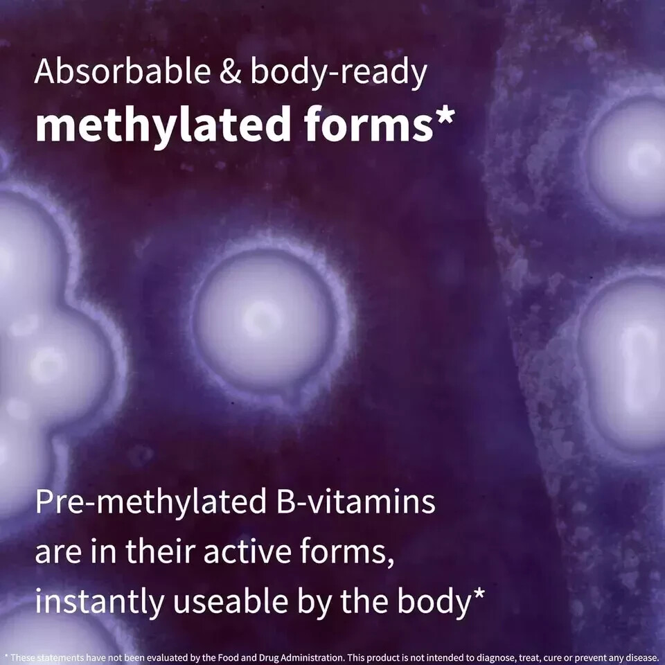 Super B-Complex – Methylated Sustained Release Clean Label B Complex with Met…