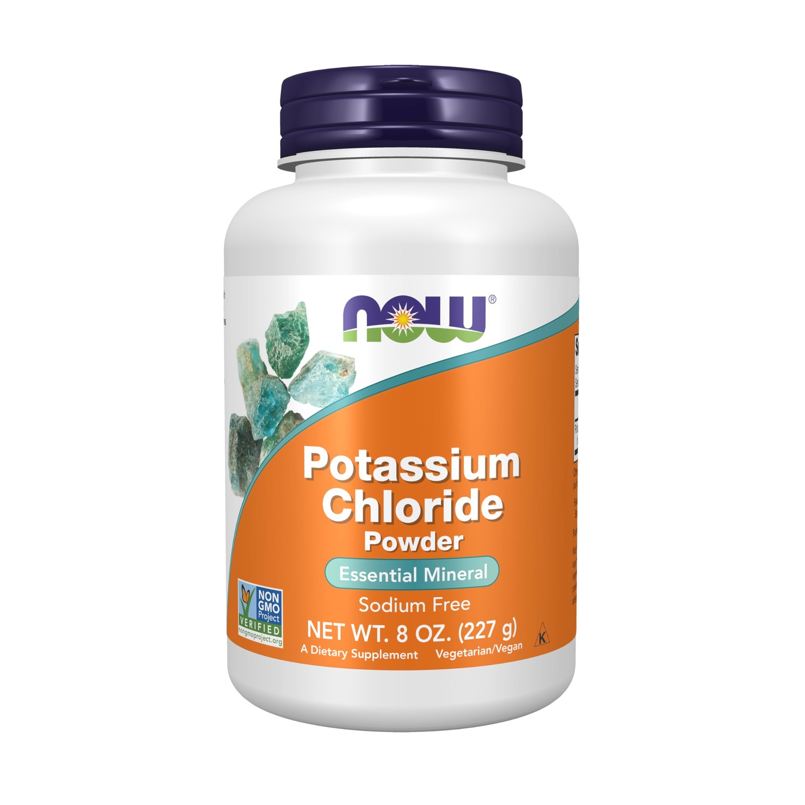 Potassium Chloride Powder 8 Ounce Sodium Free Non Gmo Essential Mineral