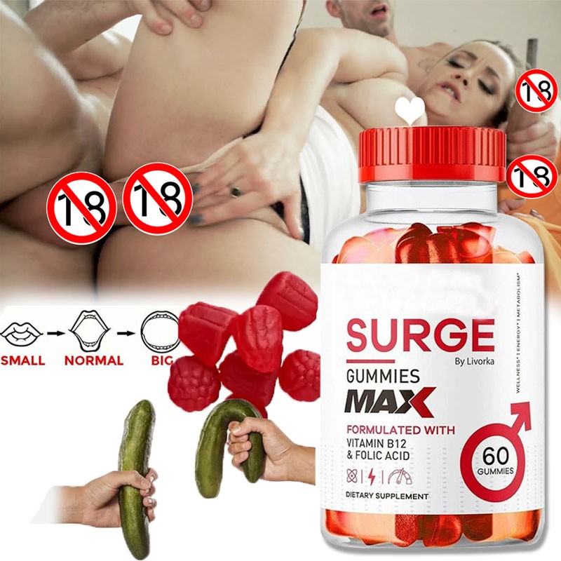 Vital Surge Male Gummies Maximum Strength Vital Surge Upgraded Formula 60 Count