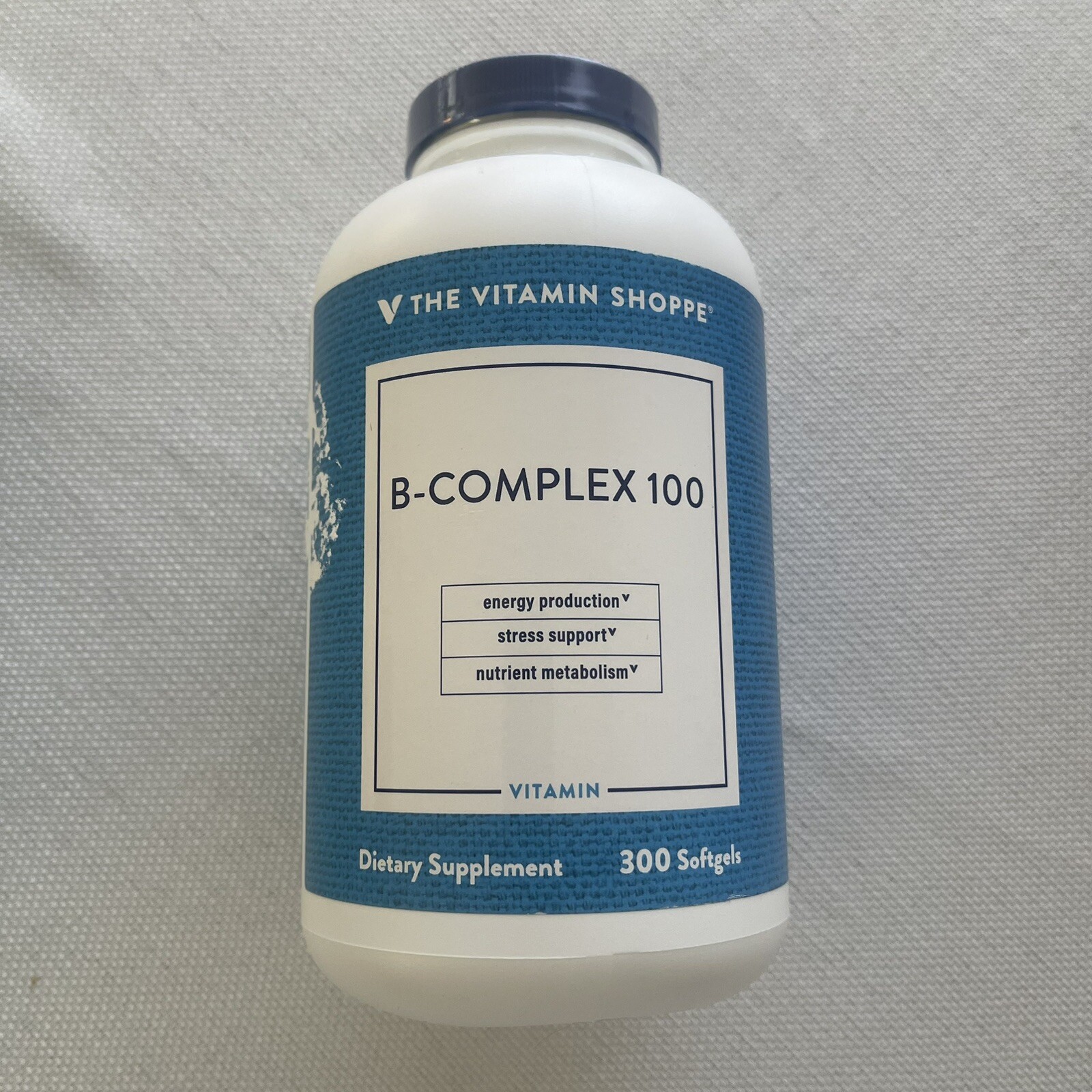The Vitamin Shoppe, B-Complex 100 300 Softgels ex12/24