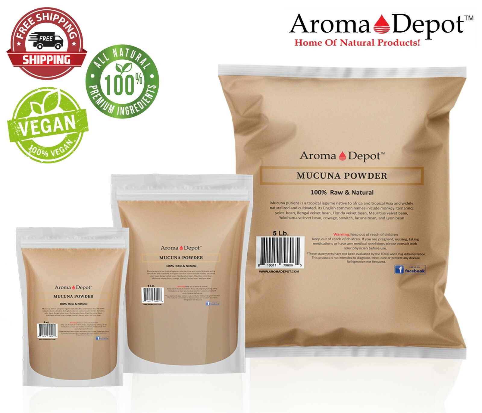 Mucuna Powder Wholesale Bulk 100% Pure Natural Pruriens Bean Haba del Terciopelo