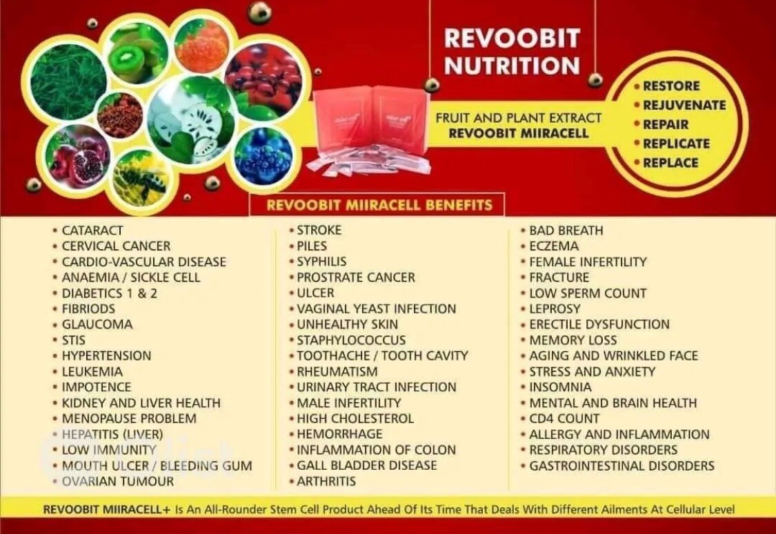 Miira-cell plus -By Revoobit International-24 sachets per box