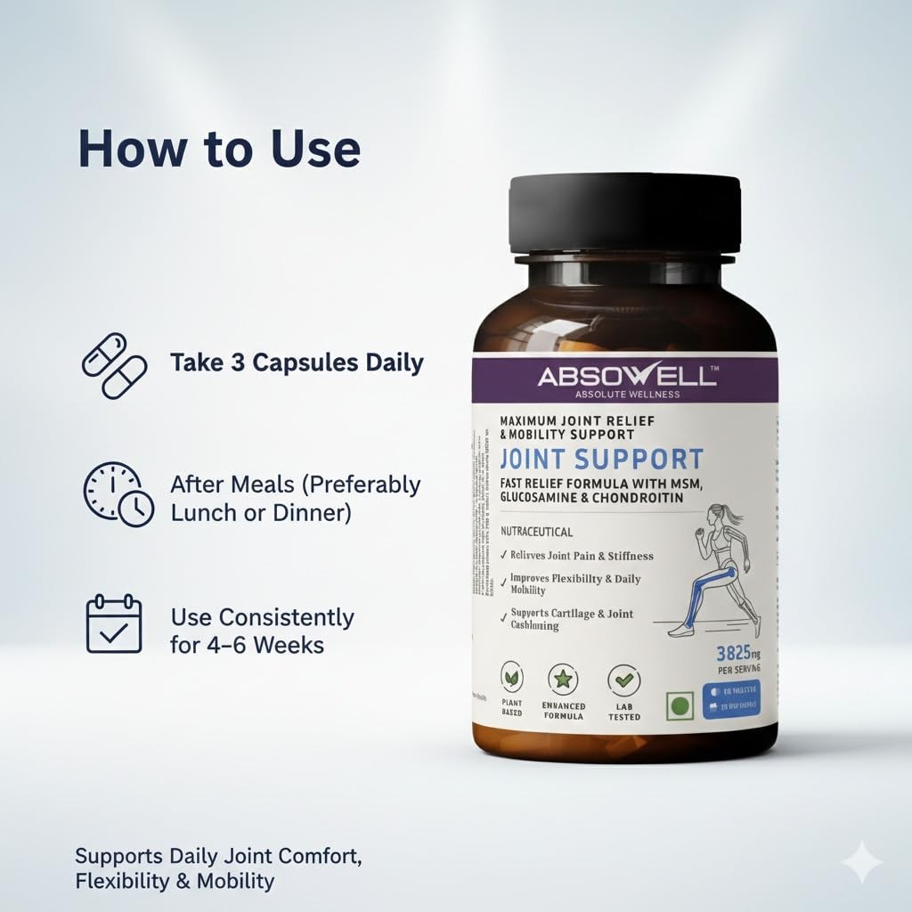 ABSO.WELL Joint Support 60 Vegan Tabs Mobility Formula