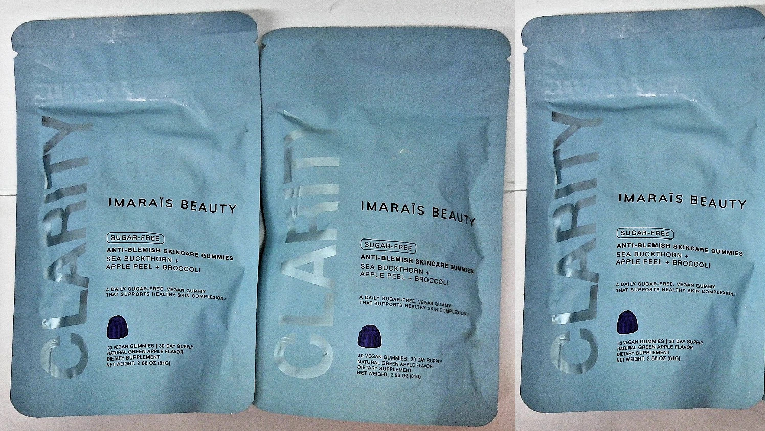 Imarais Beauty Clarity Anti Blemish Skincare Gummies, 90 Gummies total