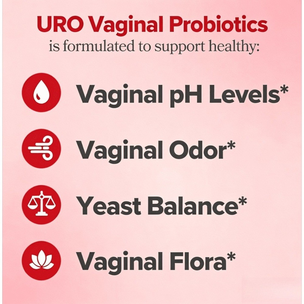 URO O Positiv Vaginal Probiotics Prebiotic ,for Women pH Balance,new