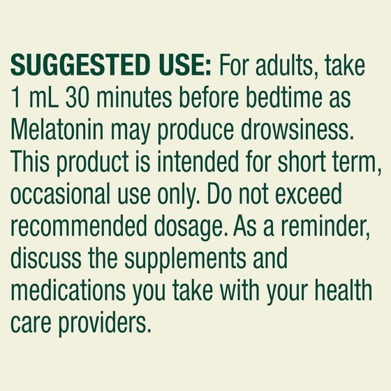 New Spring Valley Liquid Melatonin Dietary Supplement, 10 mg, 2 fl oz