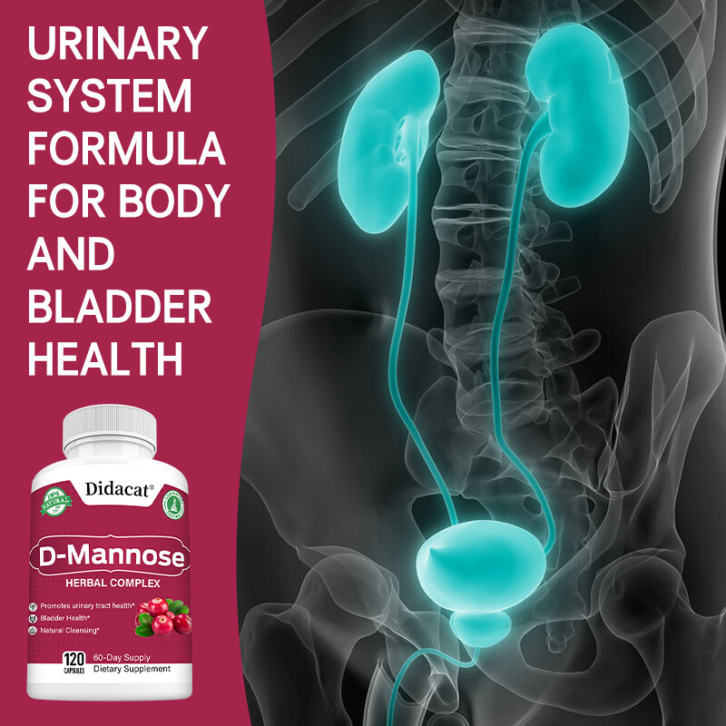 Urinary Tract Health 1000mg D Mannose w/ Cranberry Bladder Control Health