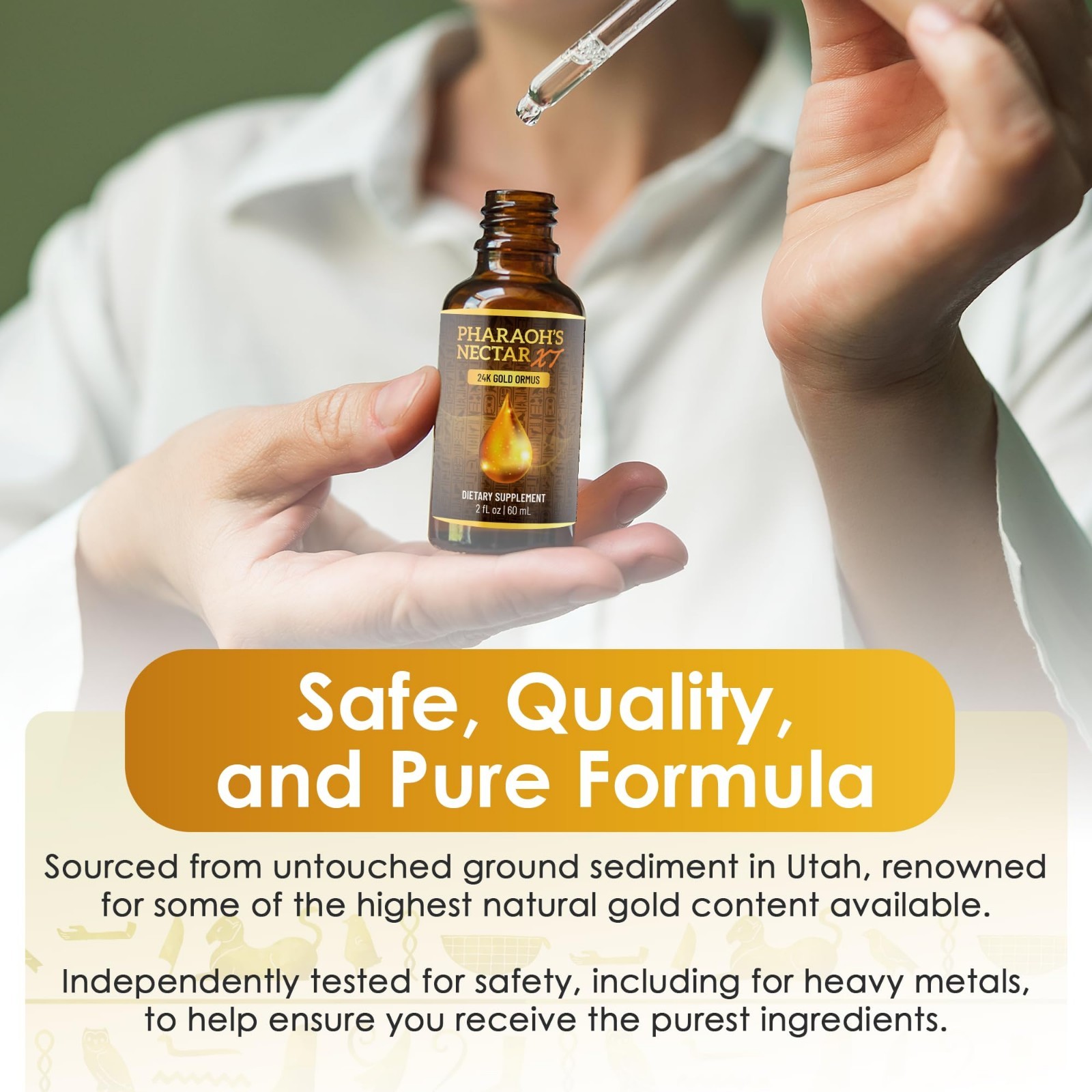 99.9% Pure Liquid Gold – 24K Monoatomic Ormus for Third Eye Awakening & DNA Acti