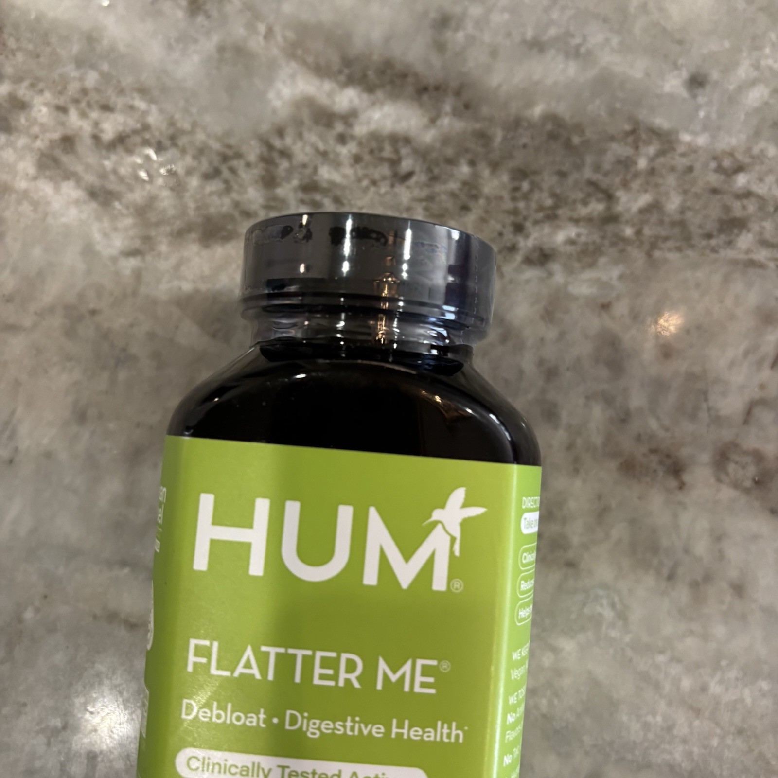 Hum Flatter Me Debloat Digestive Health 60ct New Sealed Exp 9/27