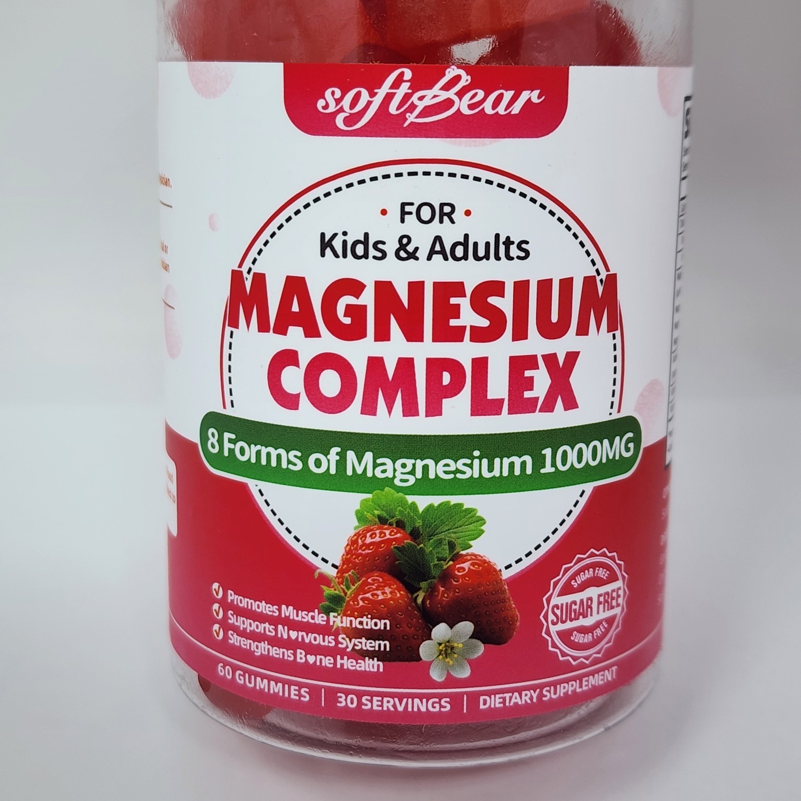 Magnesium Complex 1000 mg for Kids & Adults 60 Gummies Each (2 Pack) Exp 11/27