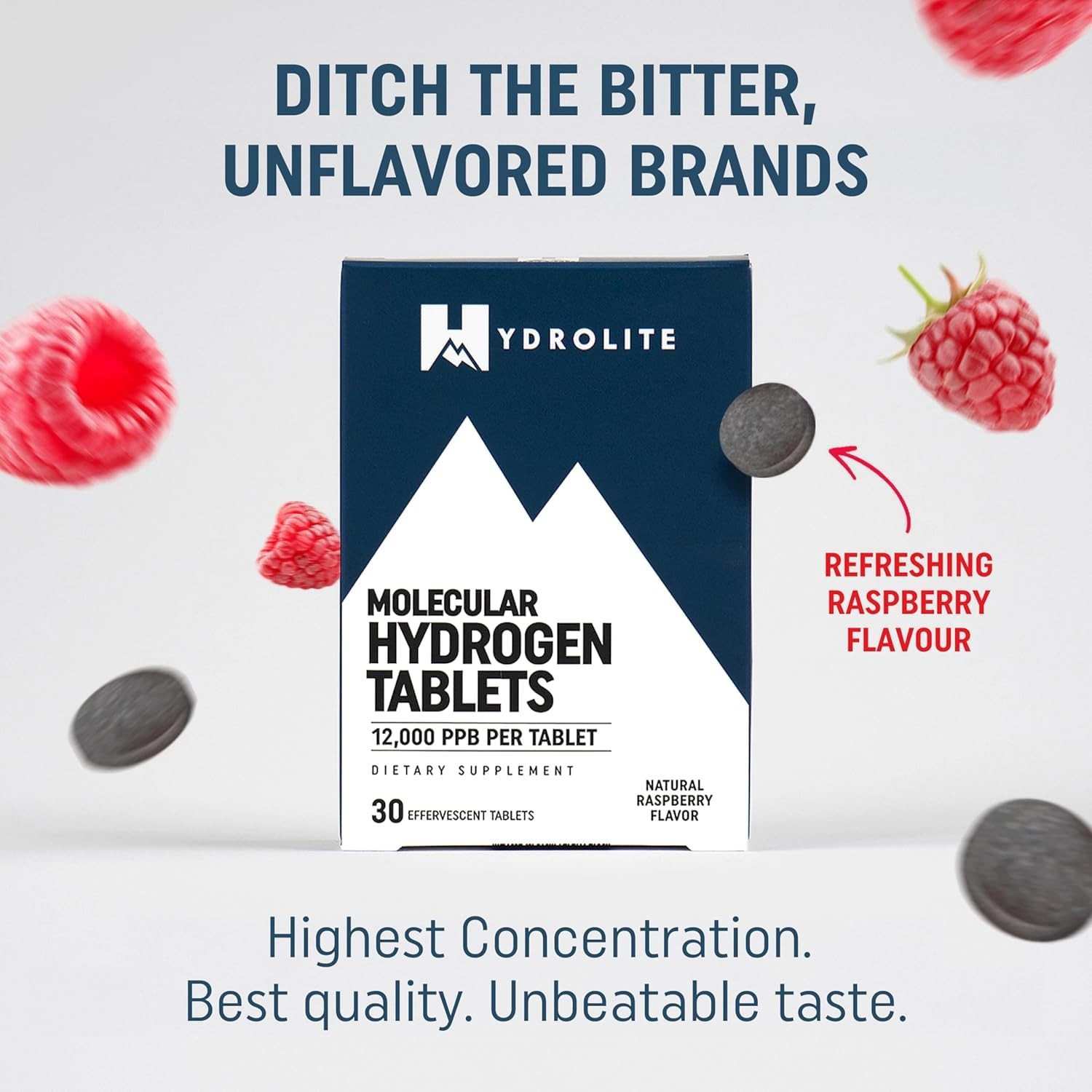 Molecular Hydrogen Tablets for Drinking Water with Magnesium | Highest Concen…
