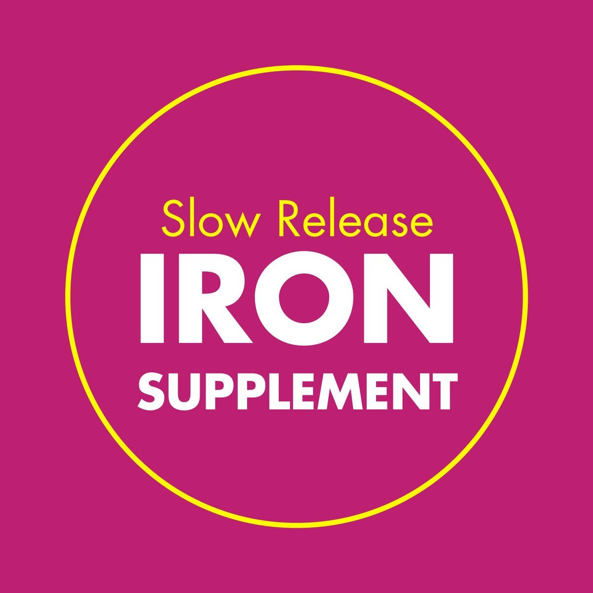 Slow Fe Slow Release Iron Supplement Tablets – 60ct: 45mg Per Serving